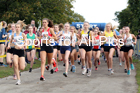 Womens under-17 3 stage road relay, 2019 ERRA 6 and 4 Stage Relay and Young Athletes.  Photo: David T. Hewitson/Sports for All Pics